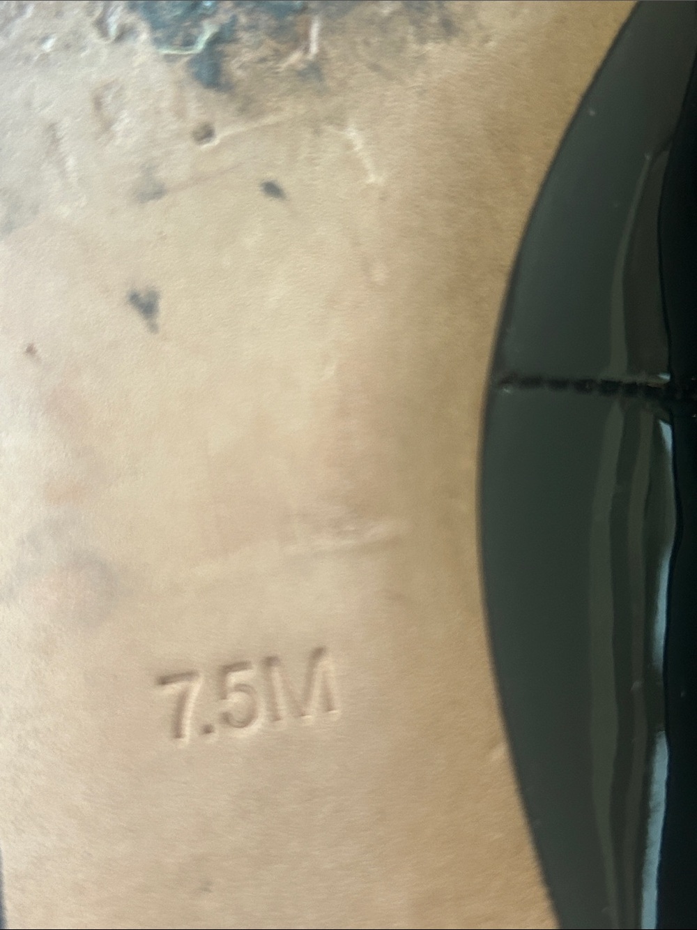 Tory Burch Black Patent Leather Flats with Gold Logo Plaque - Picture 5 of 7